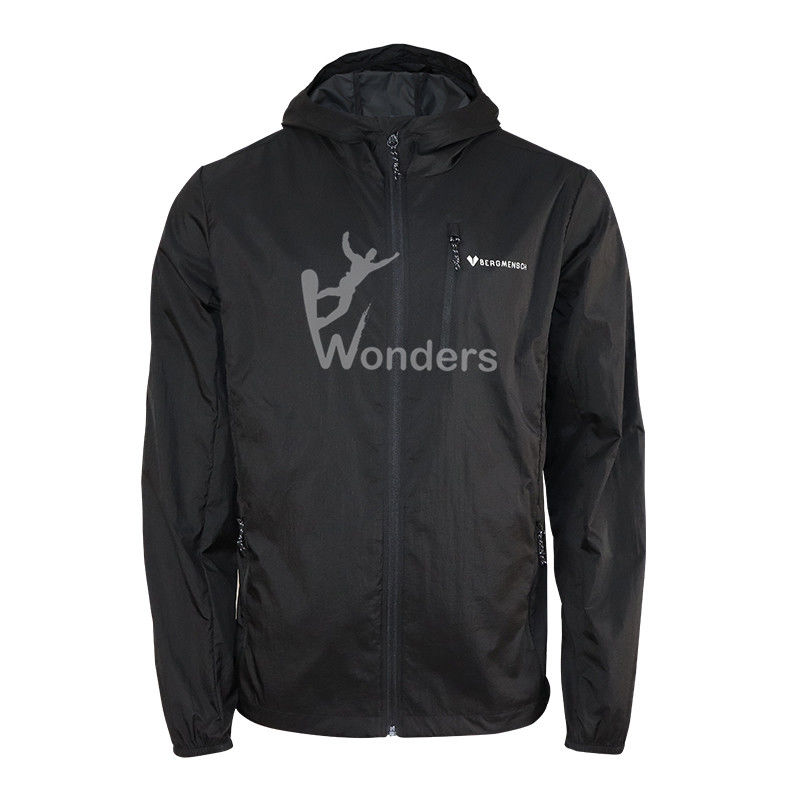 Men'S And Women'S Classic Hooded Outdoor Sports Windbreaker